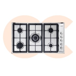Built-In Hob Elba Gas -In , 5 Burners, Stainless Steel- E95-545 XND