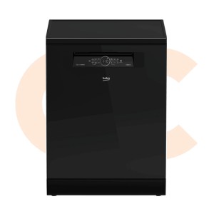 Dishwasher Beko 60 Cm 15 Set 6 Programs Glass Black Hygiene Inverter Model BDFN36531GB