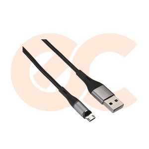 Buddy Magnetic Cable USB-A TO Micro 2A,1M Black BU-M80