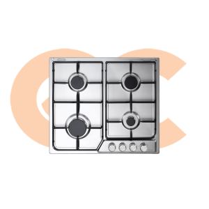 Built-In Hob Elba Gas -in , 4 Burners, Stainless Steel- ENF60-444XD