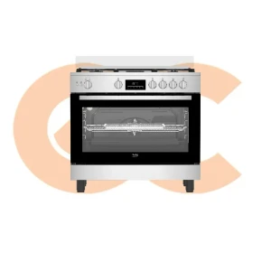بوتاجاز بيكو 90سم مروحتين ح_ث Airfryer ديجيتال ستنالس BGGR 11225 GX 2 9152131116