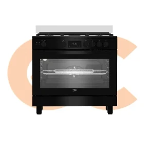 بوتاجاز بيكو 90 سم مروحتين ح_ث Airfryer ديجيتال اسود BGGR 11225 GB 2 9152131117