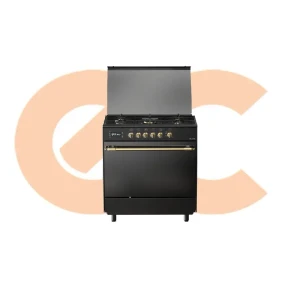 بوتاجاز فريش 90سم مروحتين ديجيتال تاتش اسود Hammer Rustic Touch 500016938
