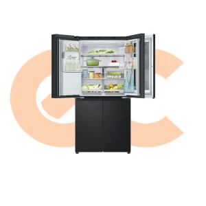 LG InstaView 4-Door Refrigerator with Ice Maker Digital Inverter ThinQ Matte Black GC-X22FFQAB