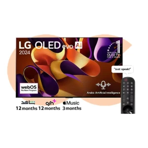 LG OLED evo 4K Smart TV G4 Series 77 Inch - شاشة تلفزيون سمارت ال جى 77بوصه