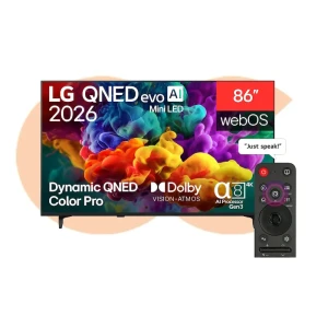 LG QNED evo AI QNED85 Mini LED 4K Smart TV 86 Inch 86QNED85B6T